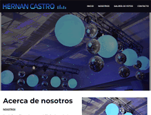 Tablet Screenshot of hernancastro.com